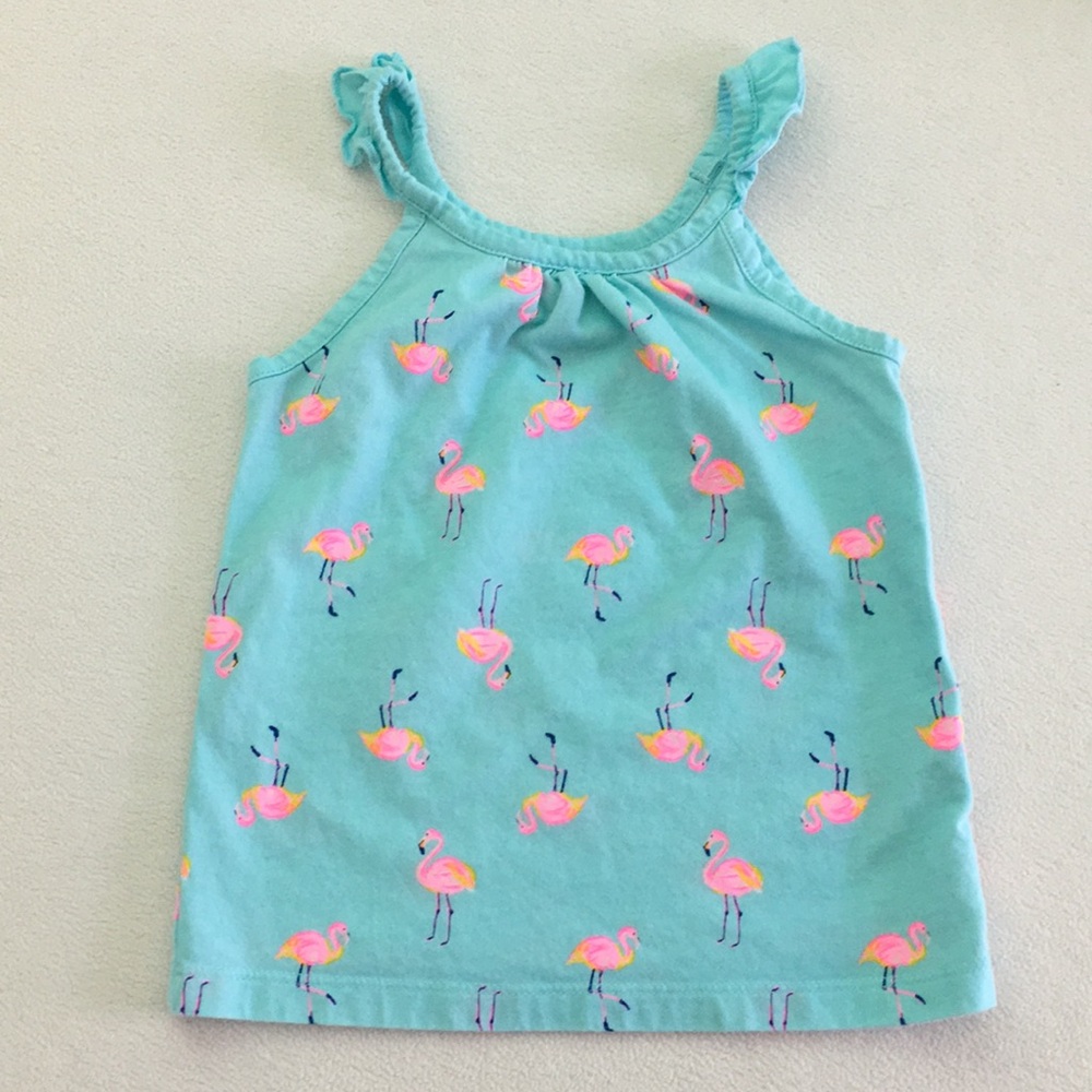 🦩 Blue and Pink Flamingos Tank Top by OshKosh B’Gosh 🦩